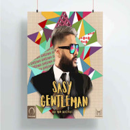 Onyourcases Sasy Gentleman Custom Poster Best Silk Poster Wall Decor Home Decoration Wall Art Satin Silky Decorative Wallpaper Personalized Wall Hanging 20x14 Inch 24x35 Inch Poster
