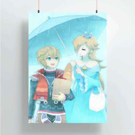 Onyourcases Shulk and Rosalina Super Smash Bros Custom Poster Best Silk Poster Wall Decor Home Decoration Wall Art Satin Silky Decorative Wallpaper Personalized Wall Hanging 20x14 Inch 24x35 Inch Poster