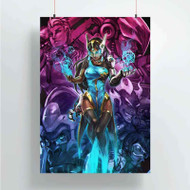 Onyourcases Symmetra Overwatch Custom Poster Best Silk Poster Wall Decor Home Decoration Wall Art Satin Silky Decorative Wallpaper Personalized Wall Hanging 20x14 Inch 24x35 Inch Poster