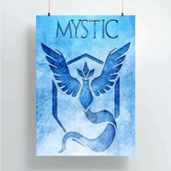 Onyourcases Team Mystic Pokemon Custom Poster Best Silk Poster Wall Decor Home Decoration Wall Art Satin Silky Decorative Wallpaper Personalized Wall Hanging 20x14 Inch 24x35 Inch Poster