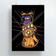 Onyourcases Thanos The Avengers Infinity War Products Custom Poster Best Silk Poster Wall Decor Home Decoration Wall Art Satin Silky Decorative Wallpaper Personalized Wall Hanging 20x14 Inch 24x35 Inch Poster