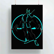 Onyourcases Tron Deadpool Custom Poster Best Silk Poster Wall Decor Home Decoration Wall Art Satin Silky Decorative Wallpaper Personalized Wall Hanging 20x14 Inch 24x35 Inch Poster