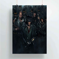 Onyourcases Assassins Creed Syndicate Custom Poster Gift Silk Poster Wall Decor Home Decoration Wall Art Satin Silky Decorative Wallpaper Personalized Wall Hanging 20x14 Inch 24x35 Inch Poster