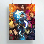 Onyourcases Avatar The Legend of Korra Custom Poster Gift Silk Poster Wall Decor Home Decoration Wall Art Satin Silky Decorative Wallpaper Personalized Wall Hanging 20x14 Inch 24x35 Inch Poster