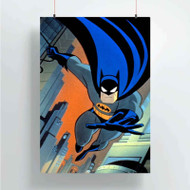 Onyourcases Batman The Animated Series Product Custom Poster Gift Silk Poster Wall Decor Home Decoration Wall Art Satin Silky Decorative Wallpaper Personalized Wall Hanging 20x14 Inch 24x35 Inch Poster