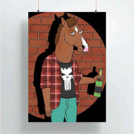Onyourcases Bojack Horseman Custom Poster Gift Silk Poster Wall Decor Home Decoration Wall Art Satin Silky Decorative Wallpaper Personalized Wall Hanging 20x14 Inch 24x35 Inch Poster