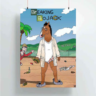 Onyourcases Breaking Bad Bojack Horseman Custom Poster Gift Silk Poster Wall Decor Home Decoration Wall Art Satin Silky Decorative Wallpaper Personalized Wall Hanging 20x14 Inch 24x35 Inch Poster