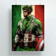Onyourcases Captain MExico Custom Poster Gift Silk Poster Wall Decor Home Decoration Wall Art Satin Silky Decorative Wallpaper Personalized Wall Hanging 20x14 Inch 24x35 Inch Poster