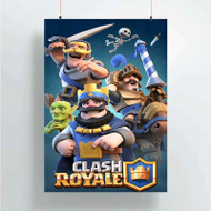 Onyourcases Clash Royale Custom Poster Gift Silk Poster Wall Decor Home Decoration Wall Art Satin Silky Decorative Wallpaper Personalized Wall Hanging 20x14 Inch 24x35 Inch Poster