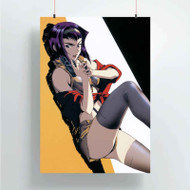 Onyourcases Cowboy Bebop Faye Valentine Custom Poster Gift Silk Poster Wall Decor Home Decoration Wall Art Satin Silky Decorative Wallpaper Personalized Wall Hanging 20x14 Inch 24x35 Inch Poster