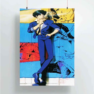 Onyourcases Cowboy Bebop Spike Spiegel Art Custom Poster Gift Silk Poster Wall Decor Home Decoration Wall Art Satin Silky Decorative Wallpaper Personalized Wall Hanging 20x14 Inch 24x35 Inch Poster