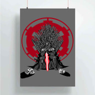 Onyourcases Darth Vader Game of Thrones Custom Poster Gift Silk Poster Wall Decor Home Decoration Wall Art Satin Silky Decorative Wallpaper Personalized Wall Hanging 20x14 Inch 24x35 Inch Poster