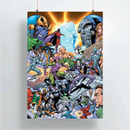 Onyourcases DC Comics Villains vs Marvel Villains Custom Poster Gift Silk Poster Wall Decor Home Decoration Wall Art Satin Silky Decorative Wallpaper Personalized Wall Hanging 20x14 Inch 24x35 Inch Poster