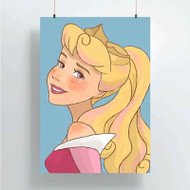 Onyourcases Disney Princess Aurora Custom Poster Gift Silk Poster Wall Decor Home Decoration Wall Art Satin Silky Decorative Wallpaper Personalized Wall Hanging 20x14 Inch 24x35 Inch Poster