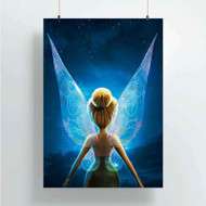 Onyourcases Disney Tinkerbell Custom Poster Gift Silk Poster Wall Decor Home Decoration Wall Art Satin Silky Decorative Wallpaper Personalized Wall Hanging 20x14 Inch 24x35 Inch Poster