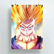 Onyourcases Dragon Ball Z Super Gohan Custom Poster Gift Silk Poster Wall Decor Home Decoration Wall Art Satin Silky Decorative Wallpaper Personalized Wall Hanging 20x14 Inch 24x35 Inch Poster