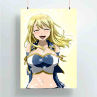 Onyourcases Fairy Tail Lucy Heartfilia Custom Poster Gift Silk Poster Wall Decor Home Decoration Wall Art Satin Silky Decorative Wallpaper Personalized Wall Hanging 20x14 Inch 24x35 Inch Poster