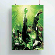 Onyourcases Green Lantern New Custom Poster Gift Silk Poster Wall Decor Home Decoration Wall Art Satin Silky Decorative Wallpaper Personalized Wall Hanging 20x14 Inch 24x35 Inch Poster