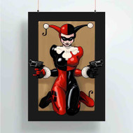 Onyourcases Harley Quinn Batman The Animated Series Custom Poster Gift Silk Poster Wall Decor Home Decoration Wall Art Satin Silky Decorative Wallpaper Personalized Wall Hanging 20x14 Inch 24x35 Inch Poster