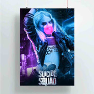 Onyourcases Harley Quinn Suicide Squad Art Custom Poster Gift Silk Poster Wall Decor Home Decoration Wall Art Satin Silky Decorative Wallpaper Personalized Wall Hanging 20x14 Inch 24x35 Inch Poster