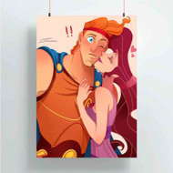 Onyourcases Hercules and Megara Disney Custom Poster Gift Silk Poster Wall Decor Home Decoration Wall Art Satin Silky Decorative Wallpaper Personalized Wall Hanging 20x14 Inch 24x35 Inch Poster