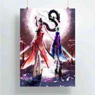 Onyourcases Jeanne Bayonetta Custom Poster Gift Silk Poster Wall Decor Home Decoration Wall Art Satin Silky Decorative Wallpaper Personalized Wall Hanging 20x14 Inch 24x35 Inch Poster