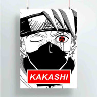 Onyourcases Kakashi Hatake Face Naruto Shippuden Custom Poster Gift Silk Poster Wall Decor Home Decoration Wall Art Satin Silky Decorative Wallpaper Personalized Wall Hanging 20x14 Inch 24x35 Inch Poster