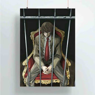 Onyourcases Light Yagami Death Note Art Custom Poster Gift Silk Poster Wall Decor Home Decoration Wall Art Satin Silky Decorative Wallpaper Personalized Wall Hanging 20x14 Inch 24x35 Inch Poster