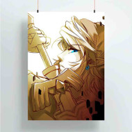 Onyourcases Link The Legend of Zelda Twilight Princess Custom Poster Gift Silk Poster Wall Decor Home Decoration Wall Art Satin Silky Decorative Wallpaper Personalized Wall Hanging 20x14 Inch 24x35 Inch Poster