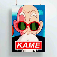 Onyourcases Master Muten Roshi Kame Custom Poster Gift Silk Poster Wall Decor Home Decoration Wall Art Satin Silky Decorative Wallpaper Personalized Wall Hanging 20x14 Inch 24x35 Inch Poster