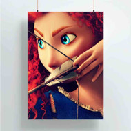 Onyourcases Merida Brave Custom Poster Gift Silk Poster Wall Decor Home Decoration Wall Art Satin Silky Decorative Wallpaper Personalized Wall Hanging 20x14 Inch 24x35 Inch Poster