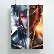 Onyourcases Metal Gear Rising Revengeance Custom Poster Gift Silk Poster Wall Decor Home Decoration Wall Art Satin Silky Decorative Wallpaper Personalized Wall Hanging 20x14 Inch 24x35 Inch Poster