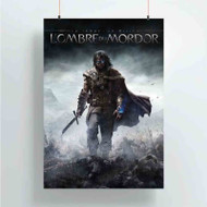 Onyourcases Middle Earth Shadow of Mordor Custom Poster Gift Silk Poster Wall Decor Home Decoration Wall Art Satin Silky Decorative Wallpaper Personalized Wall Hanging 20x14 Inch 24x35 Inch Poster