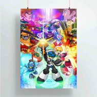 Onyourcases Mighty No 9 Custom Poster Gift Silk Poster Wall Decor Home Decoration Wall Art Satin Silky Decorative Wallpaper Personalized Wall Hanging 20x14 Inch 24x35 Inch Poster