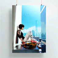Onyourcases Mirror s Edge Catalyst Custom Poster Gift Silk Poster Wall Decor Home Decoration Wall Art Satin Silky Decorative Wallpaper Personalized Wall Hanging 20x14 Inch 24x35 Inch Poster