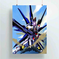 Onyourcases Mobile Suit Gundam Seed Custom Poster Gift Silk Poster Wall Decor Home Decoration Wall Art Satin Silky Decorative Wallpaper Personalized Wall Hanging 20x14 Inch 24x35 Inch Poster