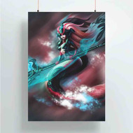 Onyourcases Nami League of Legends Custom Poster Gift Silk Poster Wall Decor Home Decoration Wall Art Satin Silky Decorative Wallpaper Personalized Wall Hanging 20x14 Inch 24x35 Inch Poster