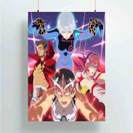 Onyourcases Neon Genesis Evangelion Gurren Lagann Custom Poster Gift Silk Poster Wall Decor Home Decoration Wall Art Satin Silky Decorative Wallpaper Personalized Wall Hanging 20x14 Inch 24x35 Inch Poster
