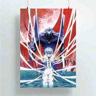 Onyourcases Rei Neon Genesis Evangelion Custom Poster Gift Silk Poster Wall Decor Home Decoration Wall Art Satin Silky Decorative Wallpaper Personalized Wall Hanging 20x14 Inch 24x35 Inch Poster