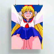 Onyourcases Sailor Moon Sexy Custom Poster Gift Silk Poster Wall Decor Home Decoration Wall Art Satin Silky Decorative Wallpaper Personalized Wall Hanging 20x14 Inch 24x35 Inch Poster