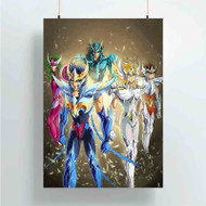 Onyourcases Saint Seiya Arts Custom Poster Gift Silk Poster Wall Decor Home Decoration Wall Art Satin Silky Decorative Wallpaper Personalized Wall Hanging 20x14 Inch 24x35 Inch Poster