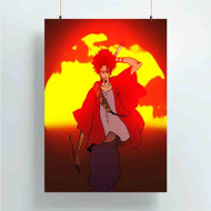 Onyourcases Samurai Champloo Product Custom Poster Gift Silk Poster Wall Decor Home Decoration Wall Art Satin Silky Decorative Wallpaper Personalized Wall Hanging 20x14 Inch 24x35 Inch Poster