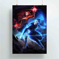 Onyourcases Scarlet Witch Quicksilver The Avengers Custom Poster Gift Silk Poster Wall Decor Home Decoration Wall Art Satin Silky Decorative Wallpaper Personalized Wall Hanging 20x14 Inch 24x35 Inch Poster