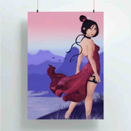 Onyourcases Sexy Mulan Disney Custom Poster Gift Silk Poster Wall Decor Home Decoration Wall Art Satin Silky Decorative Wallpaper Personalized Wall Hanging 20x14 Inch 24x35 Inch Poster