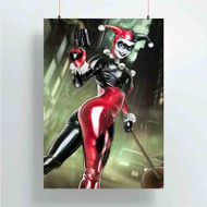 Onyourcases Sexy Nude Harley Quinn Custom Poster Gift Silk Poster Wall Decor Home Decoration Wall Art Satin Silky Decorative Wallpaper Personalized Wall Hanging 20x14 Inch 24x35 Inch Poster