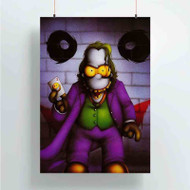 Onyourcases Simpsons Joker Custom Poster Gift Silk Poster Wall Decor Home Decoration Wall Art Satin Silky Decorative Wallpaper Personalized Wall Hanging 20x14 Inch 24x35 Inch Poster