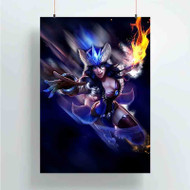 Onyourcases Sivir League of Legends Custom Poster Gift Silk Poster Wall Decor Home Decoration Wall Art Satin Silky Decorative Wallpaper Personalized Wall Hanging 20x14 Inch 24x35 Inch Poster
