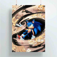 Onyourcases Sonic The Hedgehog Arts Custom Poster Gift Silk Poster Wall Decor Home Decoration Wall Art Satin Silky Decorative Wallpaper Personalized Wall Hanging 20x14 Inch 24x35 Inch Poster