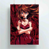 Onyourcases Souryuu Asuka Langley Custom Poster Gift Silk Poster Wall Decor Home Decoration Wall Art Satin Silky Decorative Wallpaper Personalized Wall Hanging 20x14 Inch 24x35 Inch Poster