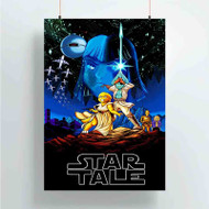 Onyourcases Starwars Undertale Custom Poster Gift Silk Poster Wall Decor Home Decoration Wall Art Satin Silky Decorative Wallpaper Personalized Wall Hanging 20x14 Inch 24x35 Inch Poster